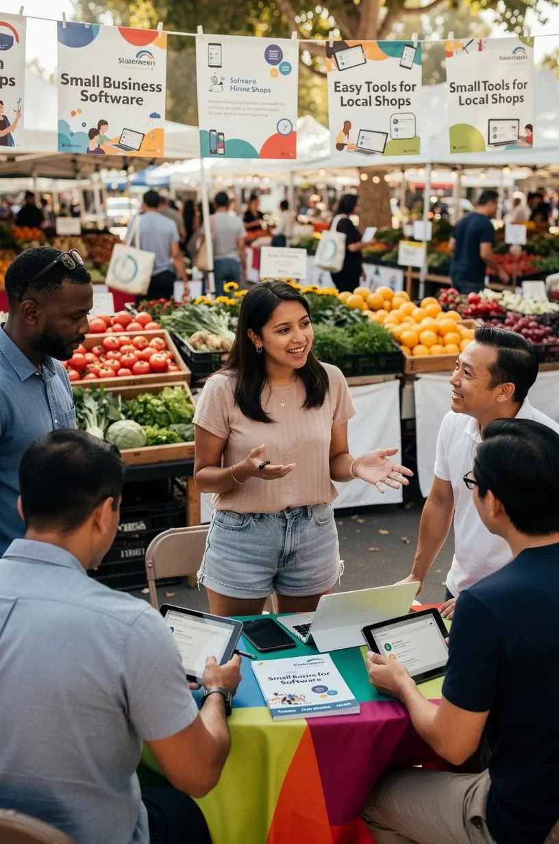 Modern office workspace